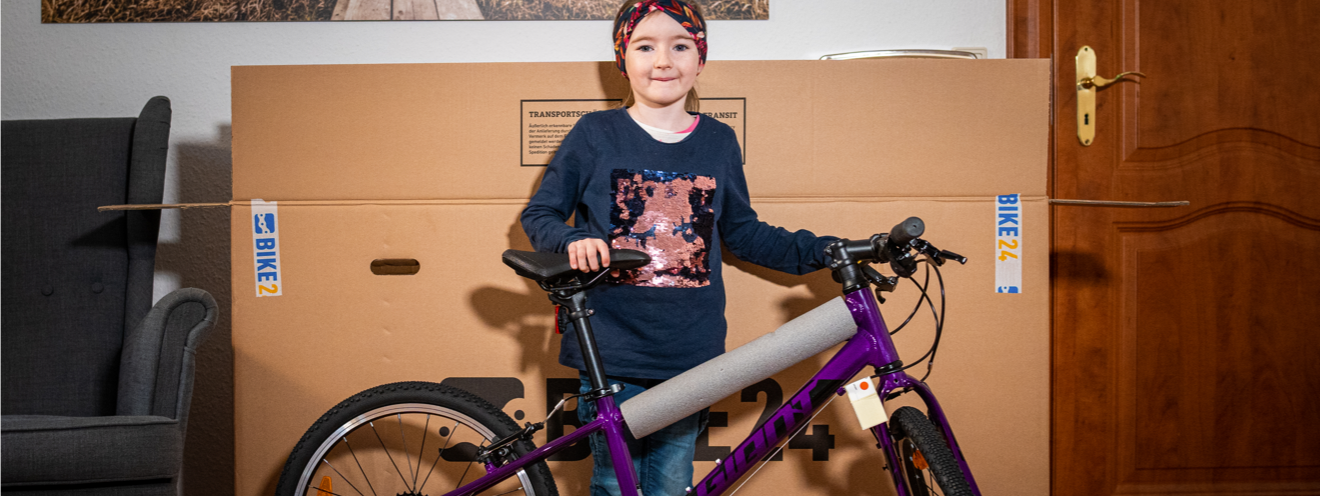 child with bike